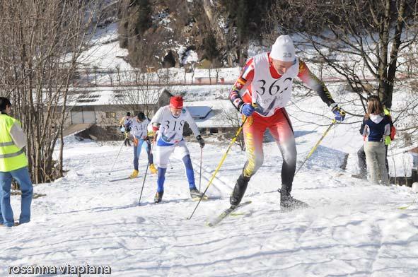 Alpini di Carona il 24 gennaio 2010 La gara si è