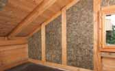 anche per tamponamento nell edilizia in legno e per isolamento centrale nell intercapedine di murature a doppia parete.