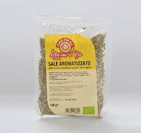 625 1000 12 SALE MARINO DI SICILIA BIO SAL SALE MARINO NATURALE DI SICILIA GROSSO CONVENZIONALE 9627 100 10 SALE AROMATIZZATO Per insalate e verdure Ingredienti: Sale marino (70%), sesamo tostato*,