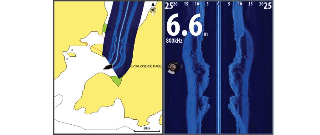 11 StructureMap La funzione StructureMap consente di sovrapporre sulla mappa le immagini SideScan di una sorgente StructureScan.