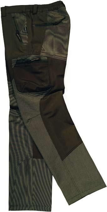 Taglie disponibili 46 62 ART. 9309 ROEBUCK VEST Hunting vest made of tear-proof fabric with particular contrast patches.