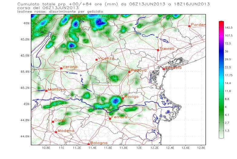 METEOGRAMMA DELL UMIDITÀ RELATIVA: Questo grafico mostra l andamento dell umidità relativa a 2m, espressa in percentuale, mediante una linea verde.