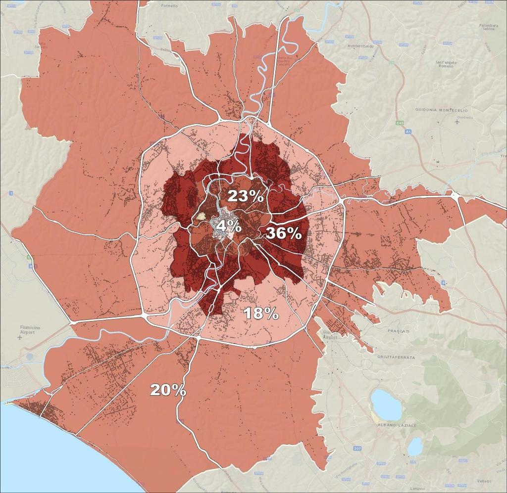 ANALISI SPAZIALI DEL SISS La scalabilità delle informazioni geografiche permette di approfondire le analisi relazionando : Gli stati o num. incidenti, o num. feriti, o num.