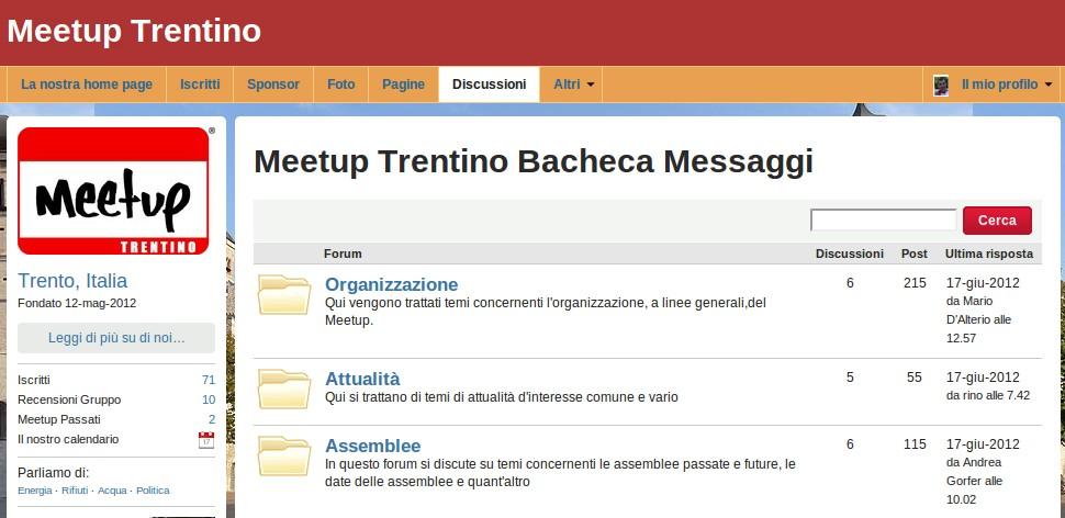 segue Passo 2. Per partecipare alle varie discussioni aperte o visionare le vecchie già chiuse, clicca su Discussioni segue Passo 2.