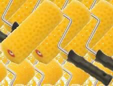 Yellow sponge roller for angles, finemedium-coarse, quality