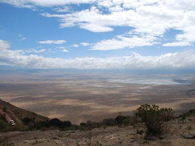 05-gen-2018 CRATERE DEL NGORONGORO Serengeti Ngorongoro con foto safari sulla strada Programma: Dopo colazione partenza per il Ngorongoro Conservation Area