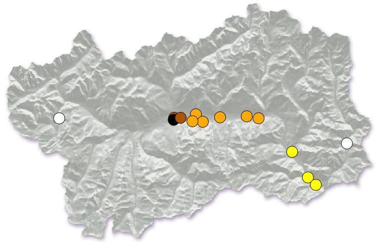 la campagna dell Analisi Ambientale Iniziale condotta, su incarico dell amministrazione regionale, dalla società Valeco S.p.a. di gestione della discarica di Brissogne, nel periodo 28/21, nei siti di