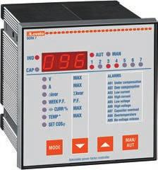 REGOLTORI UTOMTICI Serie LDCR Regolatori con logica di controllo e gestione a microprocessore Circuito di misura in TRMS Funzione di set-up