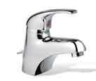lever basin mixer with pop-up