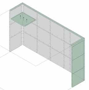 arrivare in battuta della parete opposta. Step 5: installazione piastre. Proseguire l installazione delle piastre con le medesime modalità descritte precedentemente.