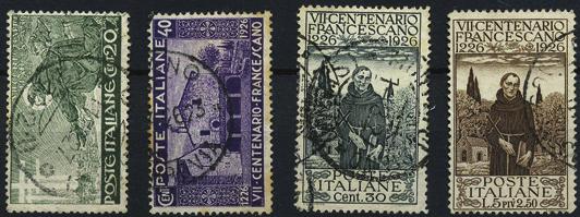 Sass. 202/03  0 75 8732 Posta Ordinaria 1928