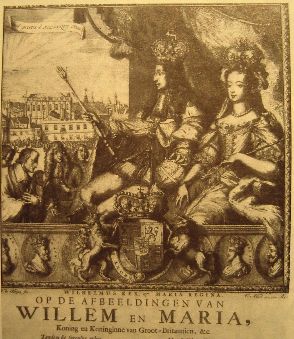 Incoronazione di Guglielmo e Maria 1689 [incisione