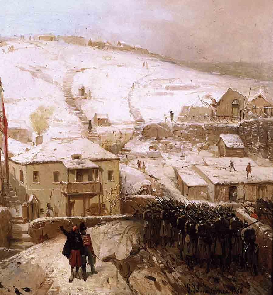 Crimea Nelle ostilità tra Turchia e Russia in Crimea, nel 1855 Cavour si allea
