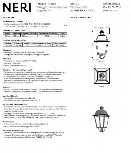 CORPI ILLUMINATI NUOVI CORPI ILLUMINANTI DI TIPO