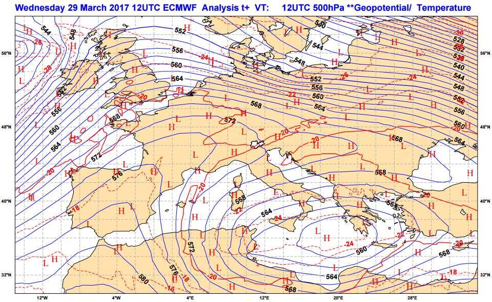 CARATTERIZZAZIONE METEOROLOGICA DEL MESE DI MARZO 2017 Dopo un febbraio mite, anche marzo è risultato con temperature molto sopra ai valori medi tanto che le medie mensili sono più vicine ai valori