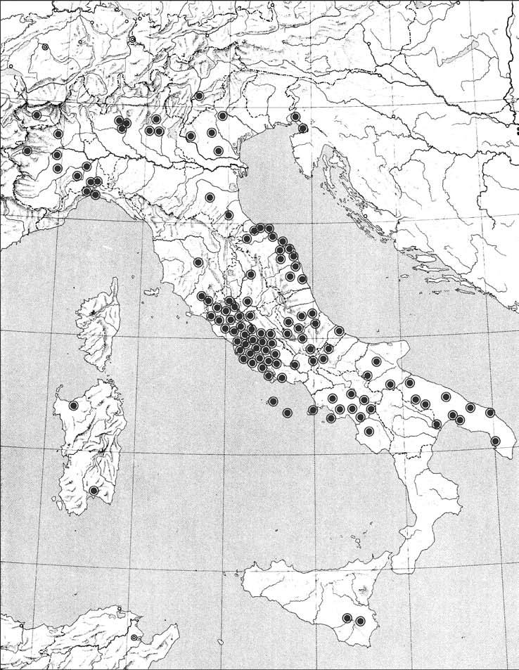 336 Fig. 1 distribuzione degli antichi acquedotti censiti sul territorio italiano.