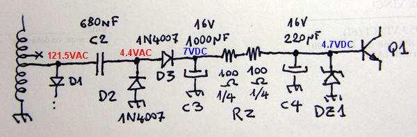 Ecco il riepilogo di una misura effettuata sul circuito in prova: v+ vc ve vz vbe ie re wre wcoll wtot 130 13.9 3.848 4.486 0.638 0.096 40.5 0.36 1.32 12.