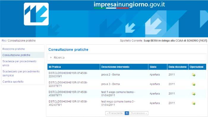 Per il SUAP: gestione della pratica nella scrivania virtuale 21 Ulteriori funzionalità della scrivania virtuale Rispetto quanto descritto nei paragrafi precedenti, la scrivania virtuale dispone di