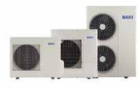 Pompe di calore PBS-i 4/6/8/11/16 MR H - 11/16 TR H PBS-i 4/6/8/11/16 MR E - 11/16 TR E Pompe di calore aria-acqua splittate inverter Compressore a potenza variabile, modulazione dal 30 al 130%, gas