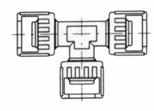 NIPPLO RIDOTTO CONICO SILENZIATORE IN NYLON Codice F F1 CH P P1 L 2511814 1/8 1/4 14 8 11 23 2511838 1/8 3/8 17 8 11 24