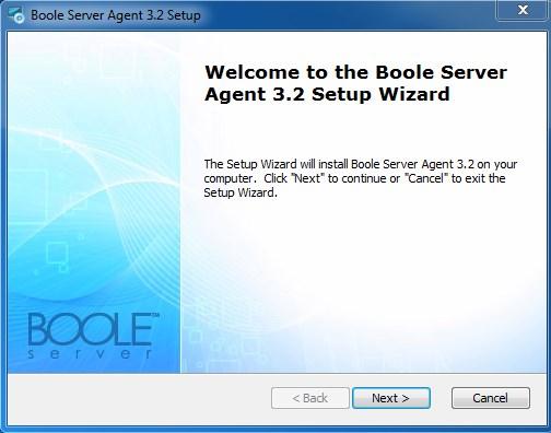 INSTALLAZIONE DI BOOLE SERVER AGENT Per installare correttamente Boole Server Agent è necessario utilizzare un account di Windows con i diritti amministrativi sul pc in uso.