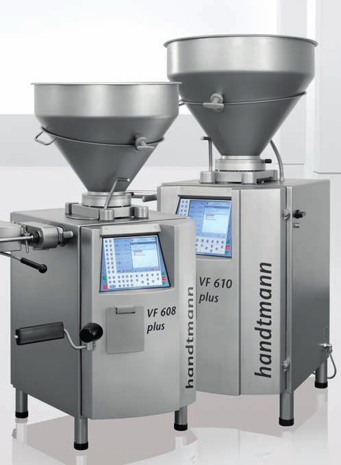 Dialogo Insaccatrici sottovuoto per piccole industrie Le insaccatrici sottovuoto Handtmann VF 608 plus e VF 610 plus sono la soluzione ideale per le piccole industrie che hanno a cuore la qualità e