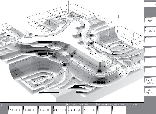 integrati nel CNC Fidia o installati su PC esterno ISOGRAPH e HI-MILL possono essere installati su piattaforma