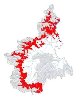 SIFOR - Sistema Informativo Forestale Regionale Scheda di dettaglio del Tipo Forestale CA20X - Castagneto mesoneutrofilo a Salvia glutinosa delle Alpi Superficie totale (ha): 78693 Percentuale su