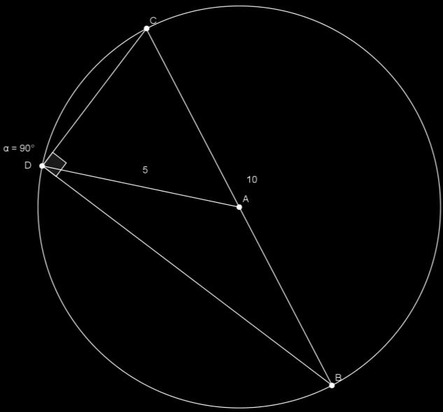 in ogni triangolo rettangolo la mediana relativa all