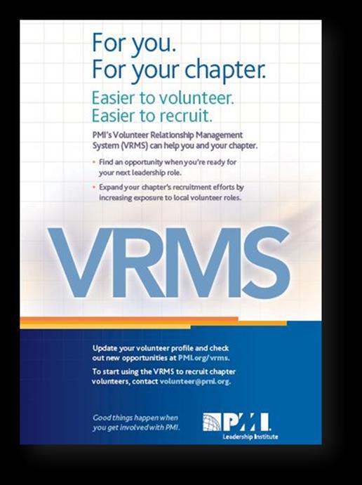4. Volunteer Management Tool VRMS Benefits Per I soci Facile: Single sign-on per PMI.
