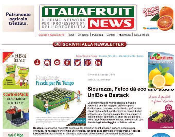 Articolo pubblicato sul sito italiafruit.net italiafruit.net Più : www.alexa.com/siteinfo/italiafruit.
