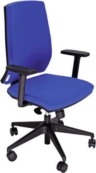 Sedia semi direzionale e operativa Elegante Ergonomica Imbottitura ad alta densità NOVITÀ Sedia semi-direzionale Middy Braccioli in nylon regolabili in altezza, acquistabili separatamente.