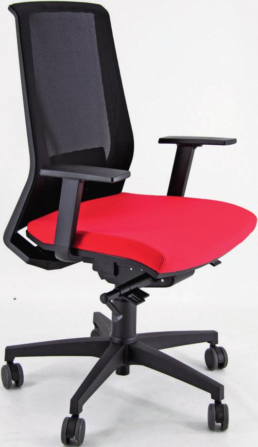 Sedia semi direzionale 239,00 Ergonomica, tecnologica, innovativa! Sedia semi-direzionale con braccioli Melody Braccioli in polipropilene regolabili in altezza, inclusi.