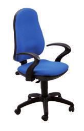 Dimensioni sedile 48 x 46 cm; schienale 45 x 59 cm; altezza sedile 45-57 cm; ingombro con braccioli 58 cm;