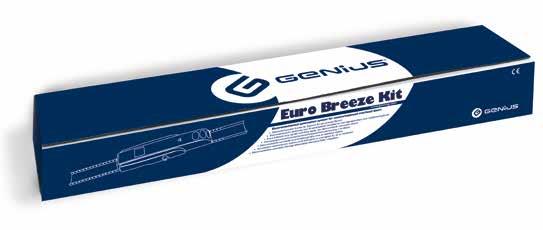 Euro Breeze Kit KIT PER BASCULANTE Kit adatto a motorizzare una porta da garage basculante a contrappesi bilanciata (max. 3,30 x 3,00 m.) completo di accessori (vedi lista).