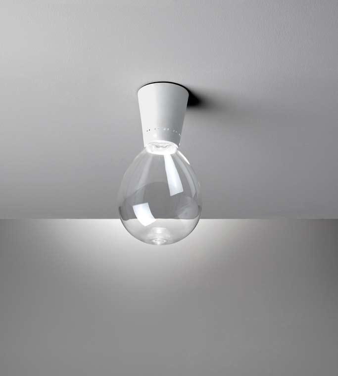 Lampada da soffitto Ceiling lamp SP Ø 14 H 28 cm Bulb: 1 x 35 W GU10