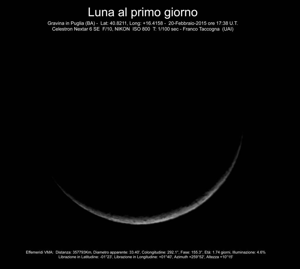 Le foto della Sezione di Ricerca Luna - UAI.