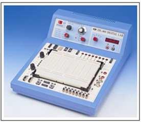 Dopo la simulazione in ambiente Electronics WorkBench, si è proceduto con il montaggio del circuito in figura 3 su