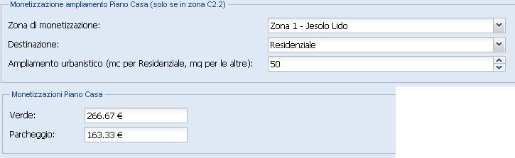 Le superfici vengono riportate automaticamente e sono desunte dai dati inseriti in precedenza nella sezione Fabbricati.