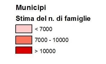 Fabbisogno di servizi sociali 25.000 soglia di reddito familiare (con presenza di minori) 16.