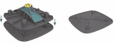 480 x 480 460 x 460 Yeti verticale, incluso il tappeto antiscivolo Yeti orizzontale, incluso il tappeto antiscivolo Blocchi di cemento impilabili D 9 BIS Yeti is a modular support system for: Climate