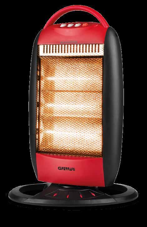 G60006 Pannello radiante con 3 lampade alogene Halogen heater Basso consumo, Calore