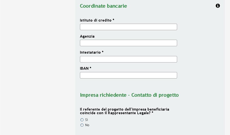 Figura 18 Modulo 3 - Progetto Inserire le informazioni relative a Caratteristiche generali, Dettaglio dei