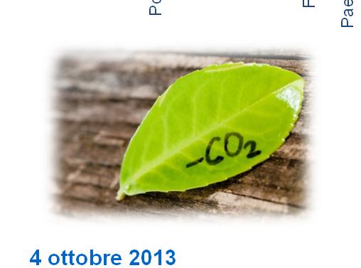 La sfida ambientale: emissioni di CO 2 140 120 100 2010 Obiettivo 2008 2012 L andamento complessivo dei gas serra è determinato principalmente dal settore energetico, che rappresenta i 4/5 delle