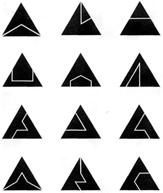 Esercizi Fig. 4 - Reticolo modulare del triangolo equilatero Esercizi Fig.