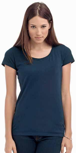 T-SHIRT 6 ST9600 p. 19 ST9700 NEW T-shirt Claire girocollo T-shirt manica corta, 9% cotone ring spun % elastane. Cuciture laterali e ampio girocollo.