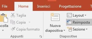 Esempi: Nella versione 2016 in confronto alla versione 2003 le seguenti impostazioni si trovano in altri posti: Layout