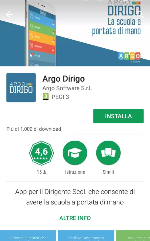Argo Dirigo è la soluzione per il Dirigente Scolastico e il DSGA, completa, facile e veloce, per consultare in qualsiasi momento i dati relativi alla gestione didattica, contabile, amministrativa e