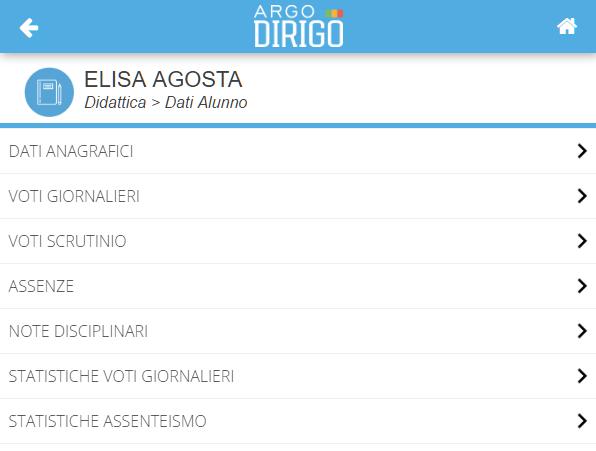 periodo), elenco cronologico delle assenze, eventuali note disciplinari,