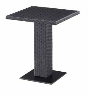 tavolo + 6 sedie a 5 posizioni 99 1199 93-16% EXCLUSIVE DESIGN alluminio CLASSIC ORA -20% SU TUTTI GLI OMBRELLONI E LE BASI Tavolino da bar «Alghero»